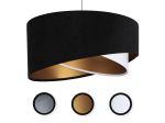 Lampa wisząca MIX czarno biała, złoty, biały, srebrny