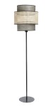 Lampa podłogowa rattanowa Rotang May beżowa