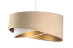 Lampa wisząca Elaja MIX beżowo biało złota