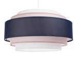 Lampa wisząca Viventi granatowo różowa