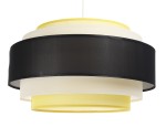 Lampa wisząca Viventi czarno żółta