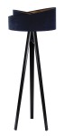 Trójnóg lampa stojąca LEA granat złota