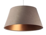  Lampa wisząca satynowy stożek Ontario miedziano beżowy z połyskiem 