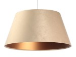  Lampa wisząca satynowy stożek Ontario miedziano kremowy z połyskiem 