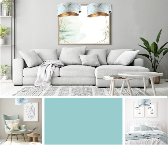 Lampy asymetryczne - aranżacja inspiracja