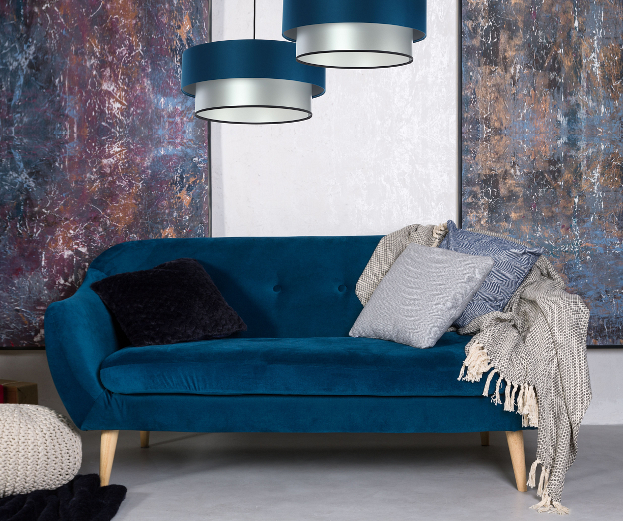 Briana, lampa beżowo złota - aranżacja inspiracja